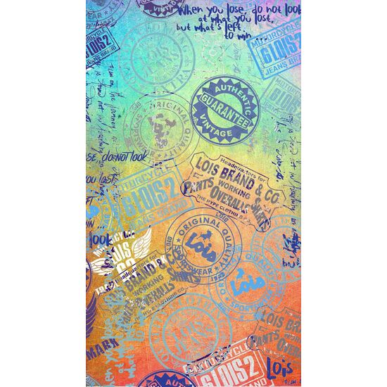 TOALLA PLAYA ESTAMPADA SELLOS SELLOS UNICO image 0