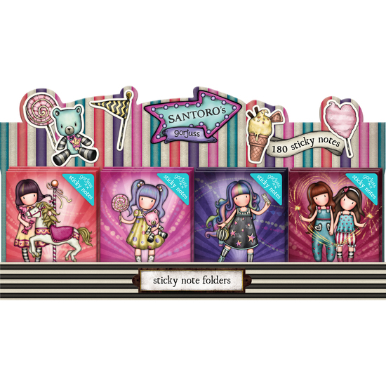 DISPLAY CUADERNOS NOTAS ADHESIVA GORJUSS™ FAIRGROUND "CAROUSEL" image 0