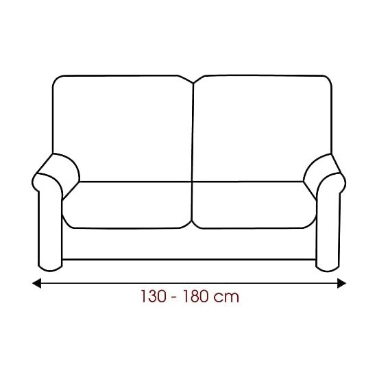 FUNDA DE SOFÁ ELÁSTICA INCA (SOFÁ 2 PLAZAS, GRIS) image 1
