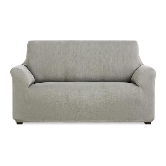 FUNDA DE SOFÁ ELÁSTICA INCA (SOFÁ 3 PLAZAS, GRIS CLARO) image 0