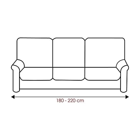 FUNDA DE SOFÁ ELÁSTICA INCA (SOFÁ 3 PLAZAS, GRIS) image 1