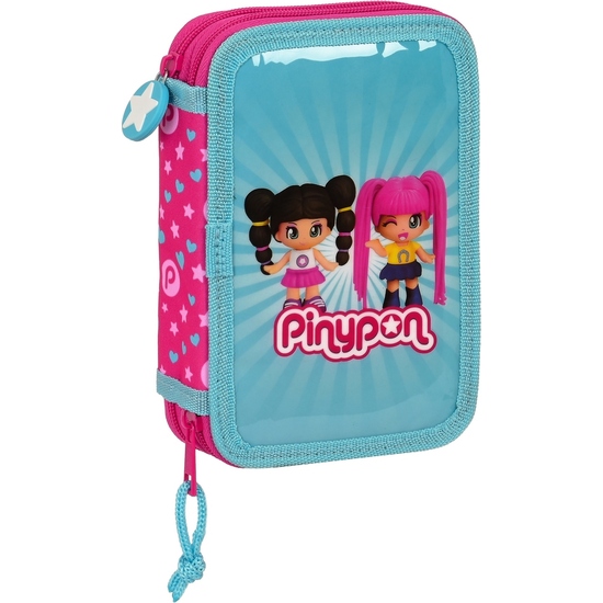 PLUMIER DOBLE PQÑO 28 PCS PINYPON image 0