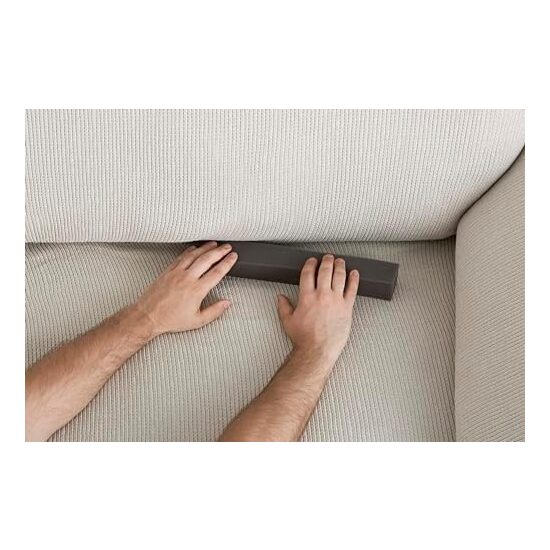 FUNDA DE SOFÁ ELÁSTICA INCA (SOFÁ 4 PLAZAS, MARFIL) image 5