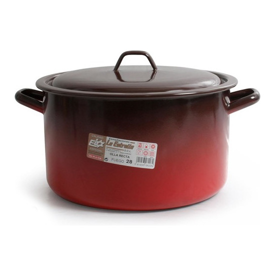 STRAIGHTPOT W/LID 28CM -9,7L  image 1