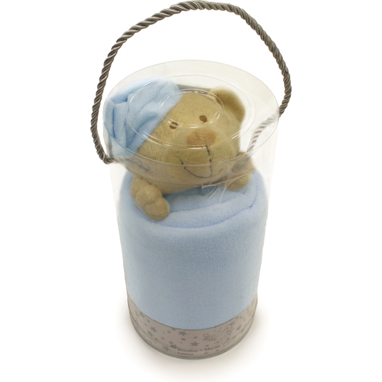 DOU DOU + MANTA (2 PIEZAS) AZUL image 0