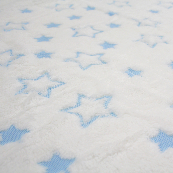 MANTA + PELUCHE 90X75 CM. (2 PIEZAS) AZUL image 4