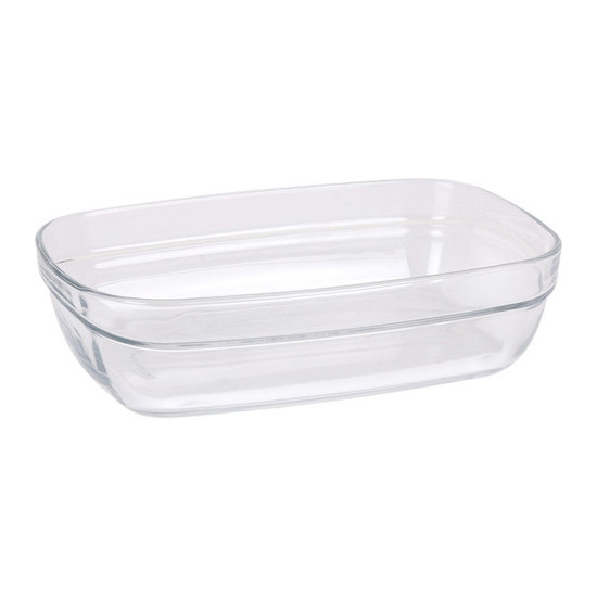 STACKABLE BOWL 380CC CLEAR RECT. image 1