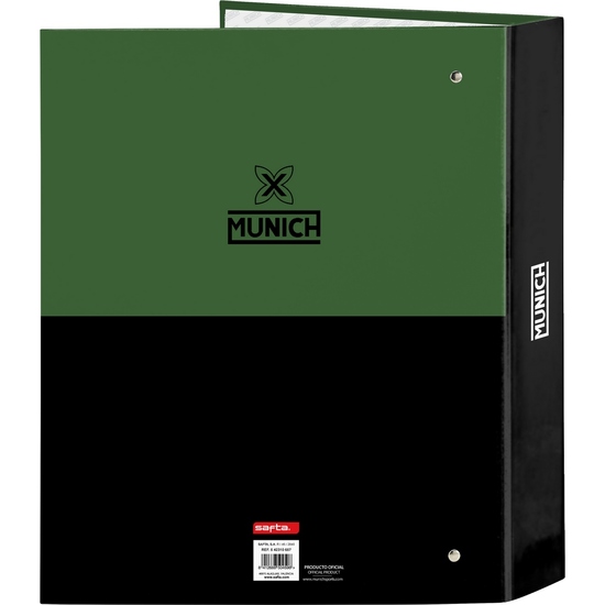 CARPETA F. 4 ANILLAS 35MM LOMO ANCHO MUNICH "CAVIAR" image 1
