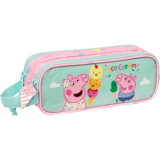 PORTATODO DOBLE PEPPA PIG "ICE CREAM" image 0