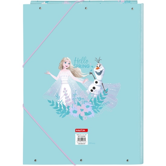 CARPETA FOLIO 3 SOLAPAS FROZEN II "HELLO SPRING" image 1