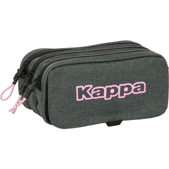 PORTATODO TRIPLE BIG KAPPA "SILVER PINK" image 0