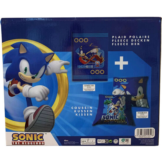 SET MANTA POLAR + COJIN SONIC THE HEDGEHOG image 2