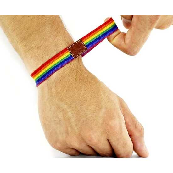 PULSERA CHICO GOMA LUJO ORGULLO image 1