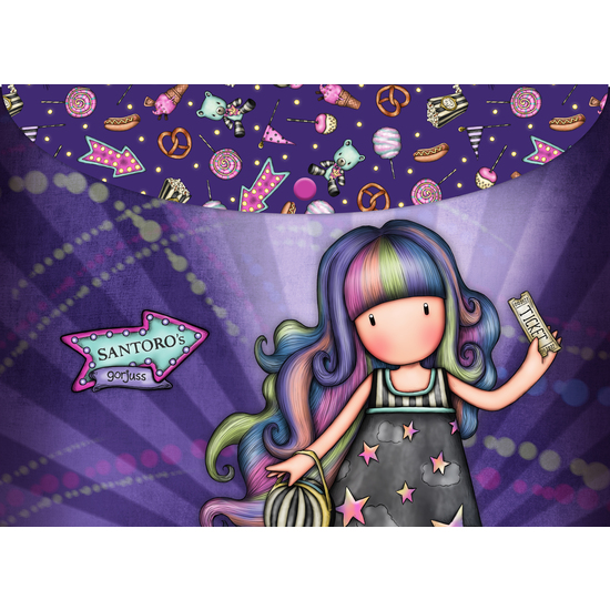 SET DE 2 SOBRES PP A4 CON BROCHE GORJUSS™ FAIRGROUND "FIREWORKS" image 4