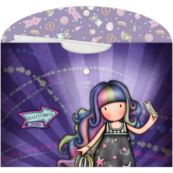 SET DE 2 SOBRES PP A4 CON BROCHE GORJUSS™ FAIRGROUND "FIREWORKS" image 5