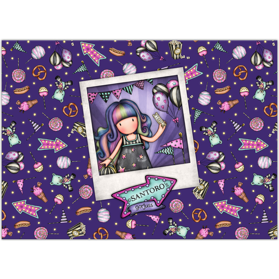 SET DE 2 SOBRES PP A4 CON BROCHE GORJUSS™ FAIRGROUND "FIREWORKS" image 6