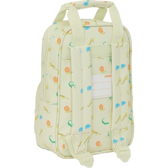 MOCHILA INFANTIL CON ASAS FACIL LIMPIEZA SAFTA PREESCOLAR "SELVA" image 1