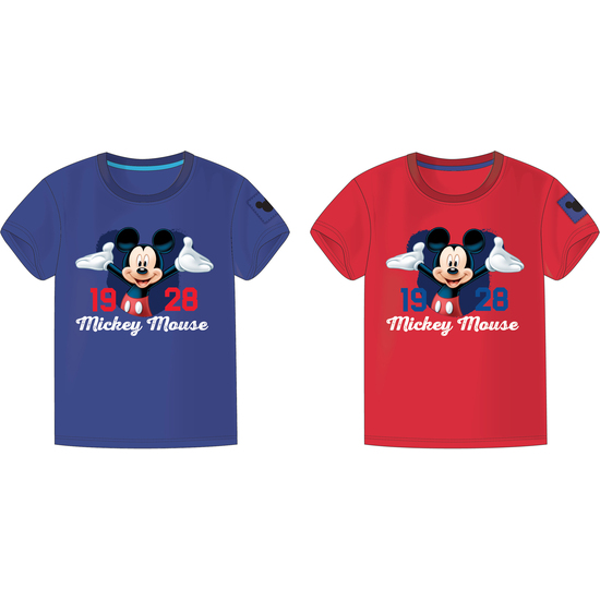 CAMISETAS SURT. 2 DISEÑOS 3-8 AÑOS MICKEY MOUSE "ONLY ONE" image 0