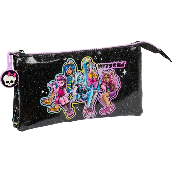 PORTATODO TRIPLE MONSTER HIGH image 0