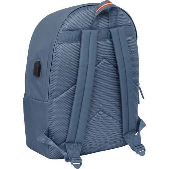 MOCHILA DOBLE PARA PORTATIL 15,6"+USB EL GANSO BASICS "AZUL" image 1