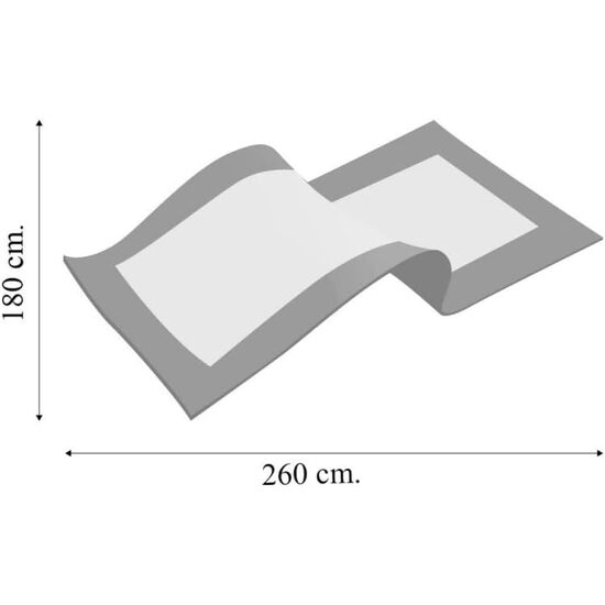 COLCHA FOULARD MULTIUSOS MAGS (180X260CM, BURDEOS) image 3