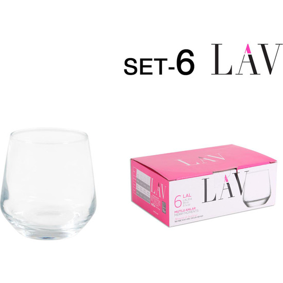 SET 6 CHUPITO GLASSES 3 1/4 LAL image 0