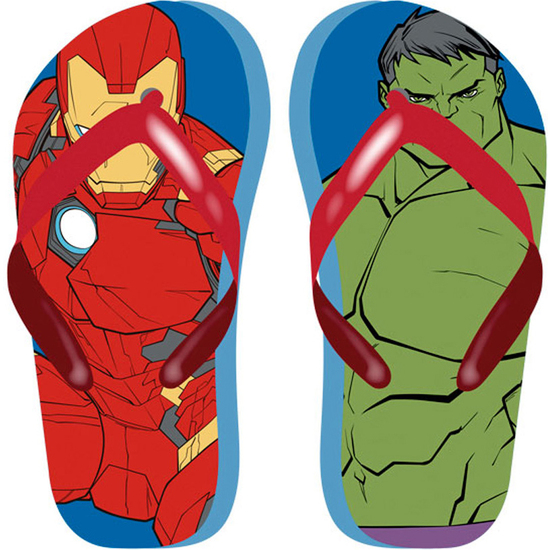 CHANCLAS DE VERANO SURT.2 DISEÑOS AVENGERS "SUPER HEROES" image 1