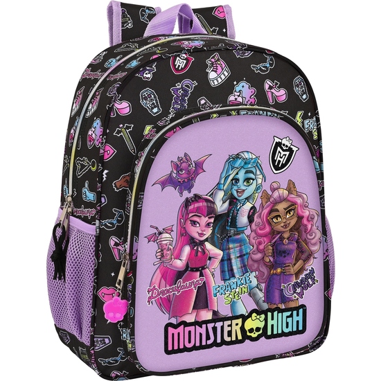 MOCHILA JUNIOR ADAPT.CARRO MONSTER HIGH "CREEP" image 0