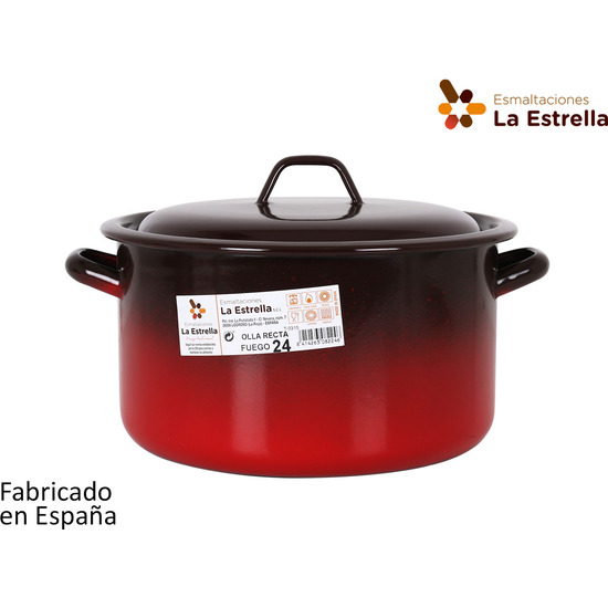 STRAIGHTPOT W/LID 24CM -5,7L  image 0