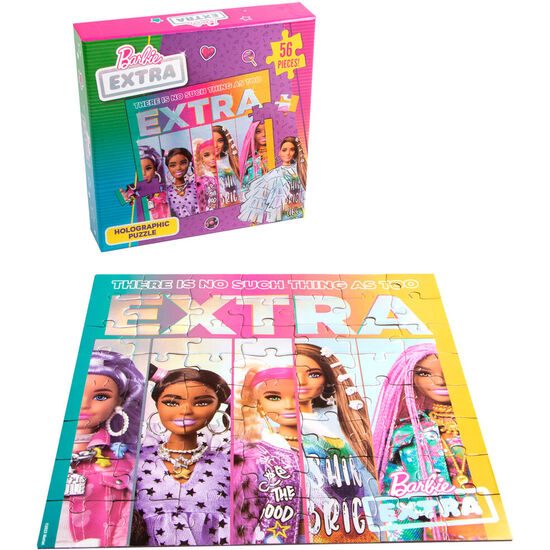 PUZZLE HOLOGRAPHIC BARBIE 56PZS image 0