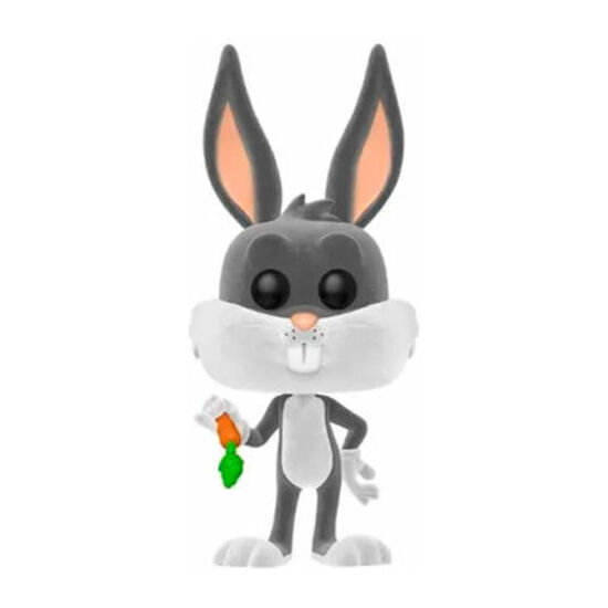 FIGURA POP LOONEY TUNES BUGS BUNNY FLOCKED EXCLUSIVE image 1