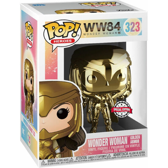 FIGURA POP DC COMICS WONDER WOMAN 1984 GOLD POWER EXCLUSIVE image 0