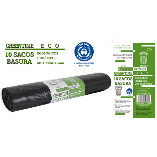 10 GARBAGE BAGS 85X105-G110-100 L. image 0