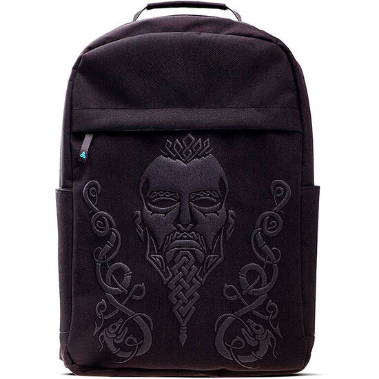 MOCHILA BLACK SCREEN PRINTED ASSASSINS CREED VALHALLA image 1