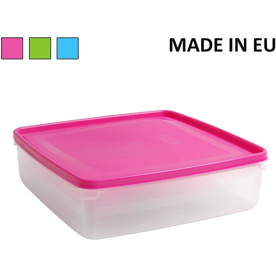 SQUARE LUNCH BOX 2.75L COLORS image 0