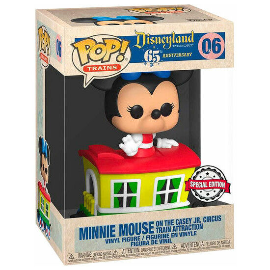 FIGURA POP DISNEY TRAIN CASEY JR- MINNIE IN CAR 6 EXCLUSIVE image 0