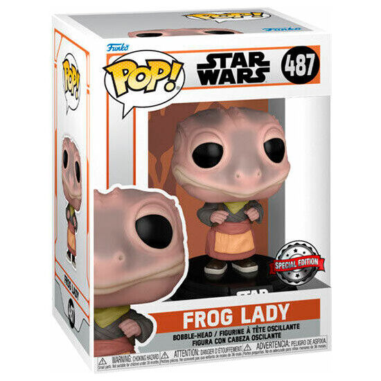 FIGURA POP STAR WARS THE MANDALORIAN FROG LADY EXCLUSIVE image 0