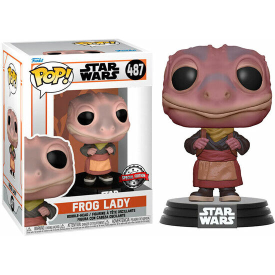 FIGURA POP STAR WARS THE MANDALORIAN FROG LADY EXCLUSIVE image 2