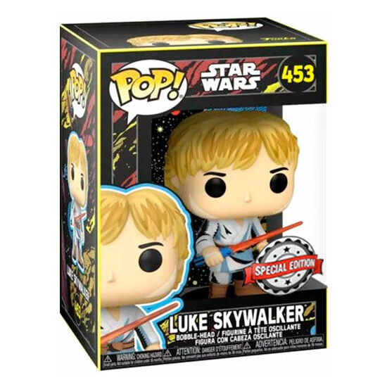 FIGURA POP STAR WARS RETRO SERIES LUKE SKYWALKER EXCLUSIVE image 0