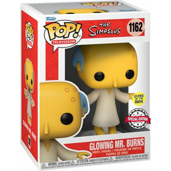 FIGURA POP SIMPSONS GLOWING MR.BURNS EXCLUSIVE image 0