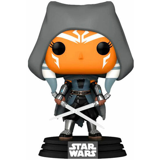 FIGURA POP STAR WARS THE MANDALORIAN AHSOKA HOODED EXCLUSIVE image 0