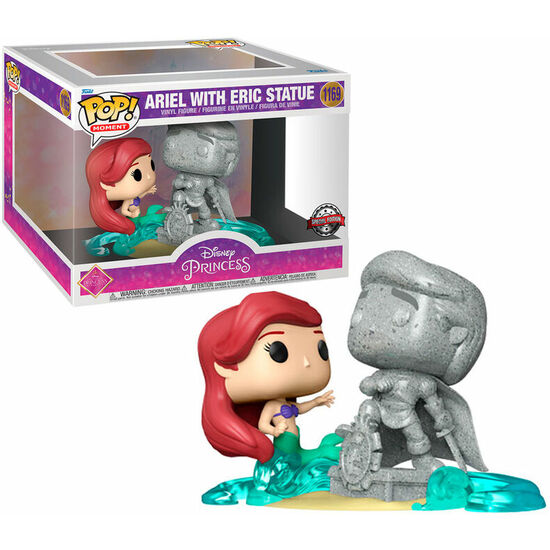 FIGURA POP DISNEY ULTIMATE PRINCESS LA SIRENITA ARIEL & STATUE ERIC EXCLUSIVE image 2