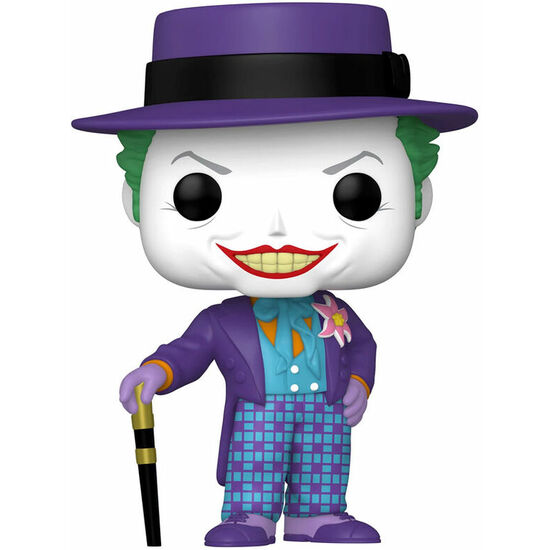 FIGURA POP DC COMICS BATMAN 1989 JOKER WITH HAT EXCLUSIVE 25CM image 0