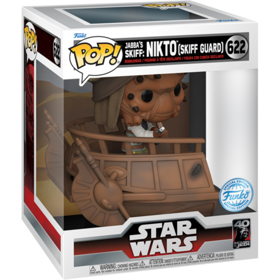 FIGURA POP DELUXE STAR WARS NIKTO SKIFF GUARD EXCLUSIVE image 2