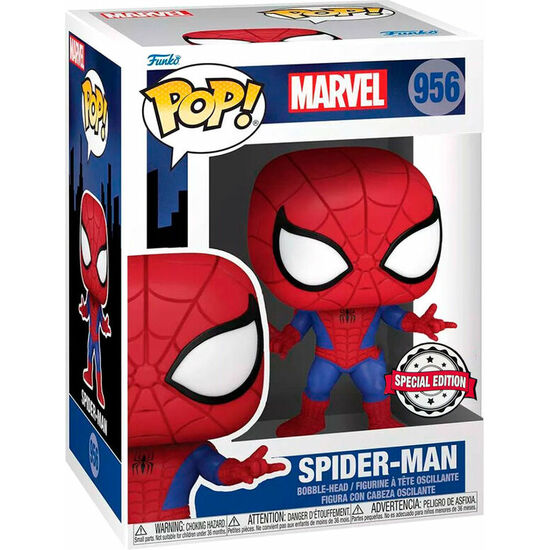 FIGURA POP MARVEL SPIDERMAN - SPIDERMAN EXCLUSIVE image 0