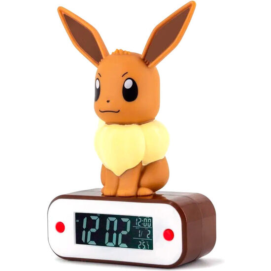 LAMPARA DESPERTADOR LED EEVEE POKEMON image 0