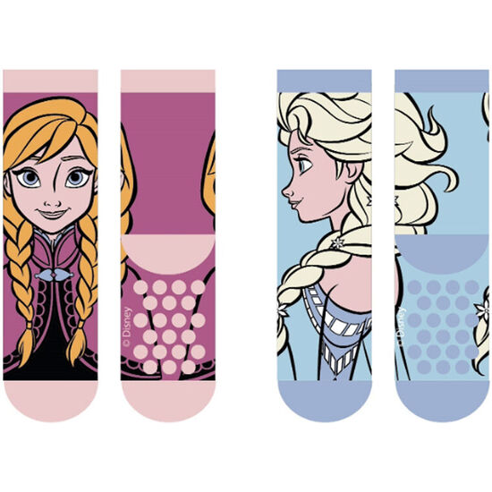 SET 2 CALCETINES ANTIDESLIZANTES FROZEN DISNEY INFANTIL SURTIDO image 0