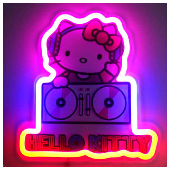 LAMPARA MURAL NEON NEON HELLO KITTY image 0