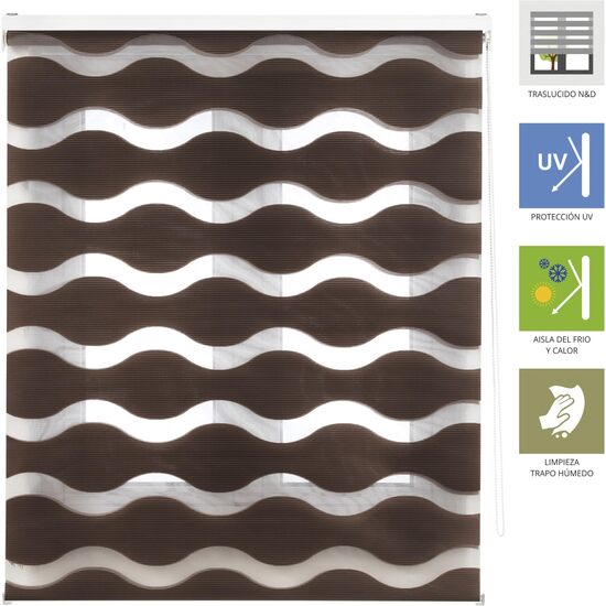 ESTOR ENROLLABLE MEDITERRANEO306-MARRON 140X180 image 2