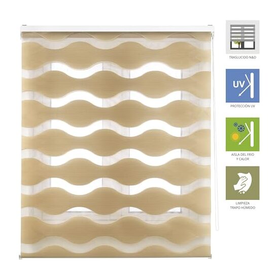 ESTOR ENROLLABLE MEDITERRANEO307-BEIG 100X180 image 2
